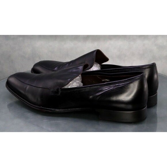 Maison Forte Darkpool Men\'s Dress Loafers Shoes Size 11.5 Leather Black main image 7